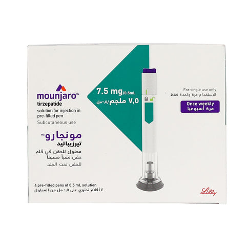 Mounjaro 7.5Mg/0.5Ml Solution For Subcutaneous Injection 4'S - Kulud Pharmacy