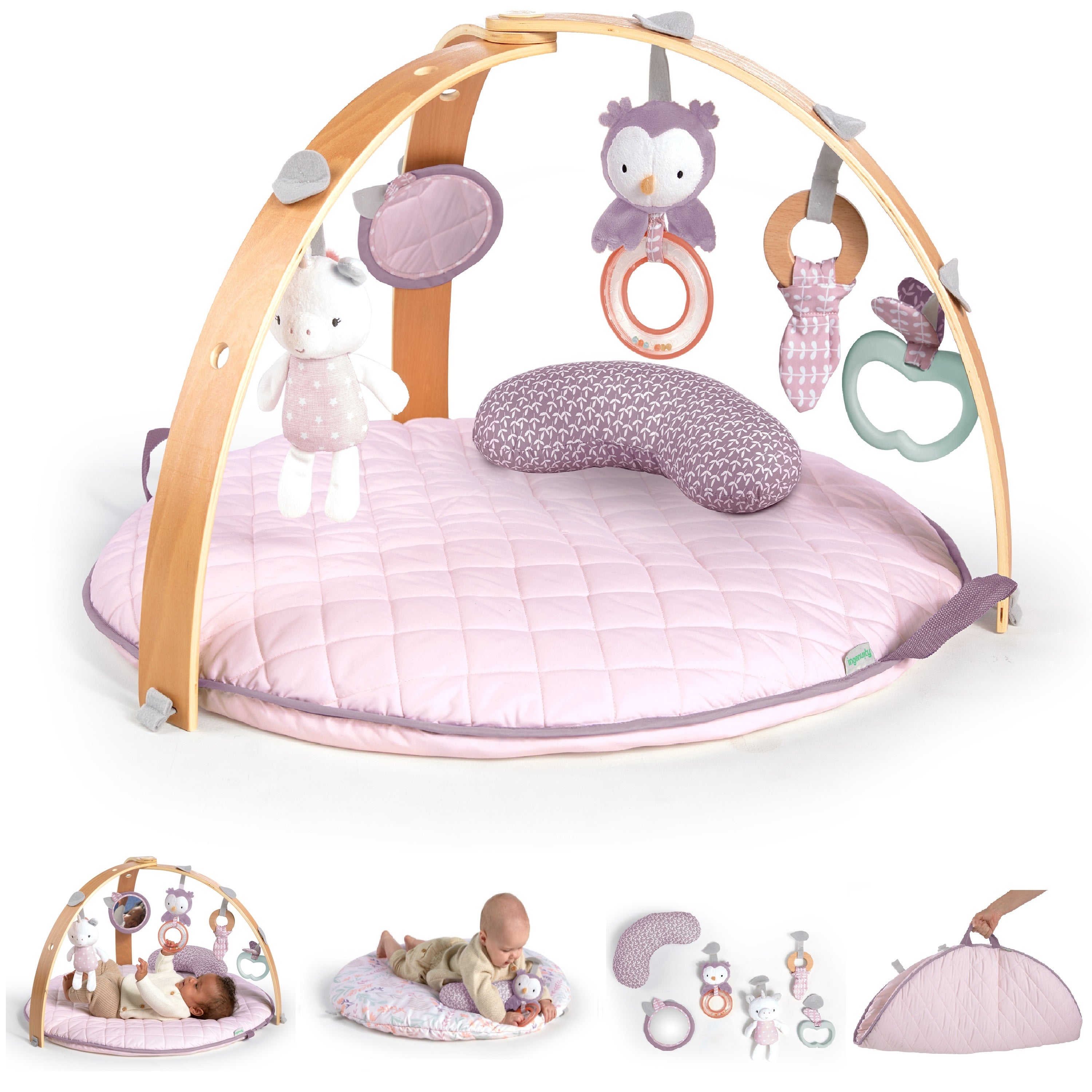 Ingenuity Cozy Spot Reversible Duvet Activity Gym Calla Kulud