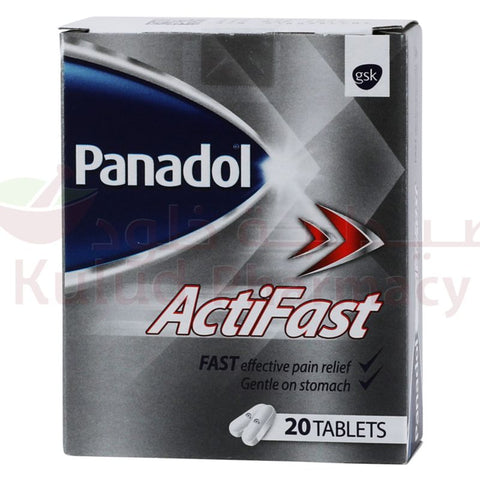 Buy Panadol Actifast Tablet 20 PC Online - Kulud Pharmacy