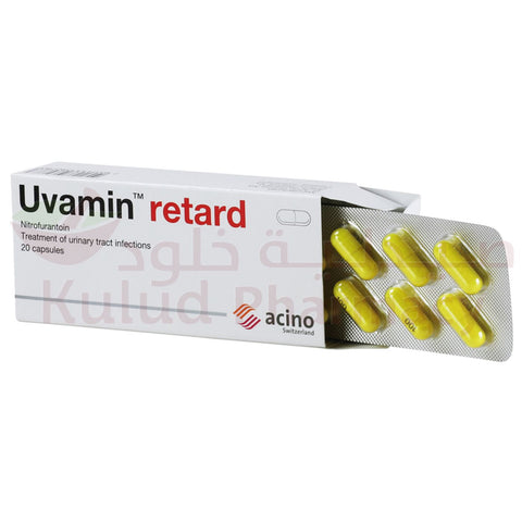 Buy Uvamin Retard Prolonged-Release Capsule 20 PC Online - Kulud Pharmacy
