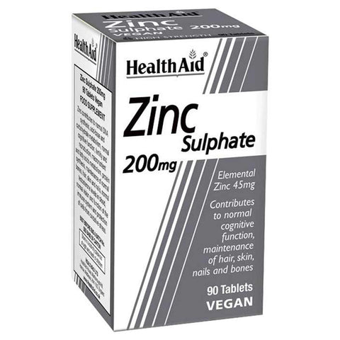 Buy Ha Zinc Sulphate Tablet 200 Mg 90 PC Online - Kulud Pharmacy