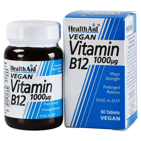 Buy Health Aid Vit B12 Tablet 1000 Mg 50 PC Online - Kulud Pharmacy