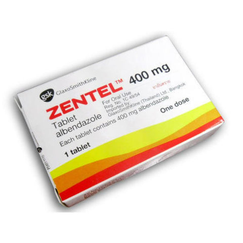 Buy Zentel Tablet 400 Mg 1 Tab Online - Kulud Pharmacy