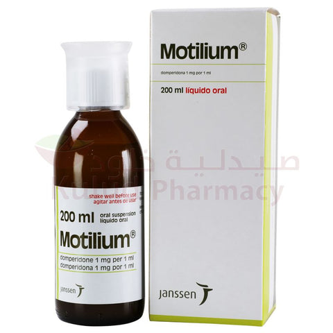 Buy Motilium Suspension 1 Mg 200 ML Online - Kulud Pharmacy