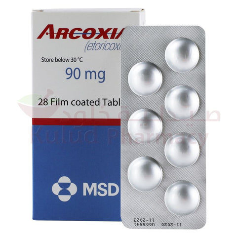 Buy Arcoxia Tablet 90 Mg 28 Tab Online - Kulud Pharmacy