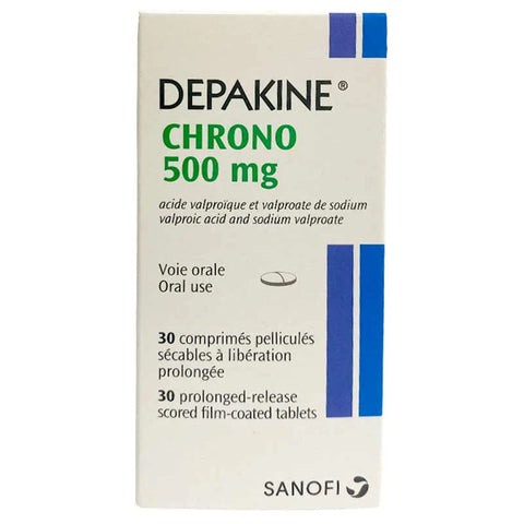 Buy Depakine Chrono Modified-Release Tablet 500 Mg 30 Tab Online - Kulud Pharmacy