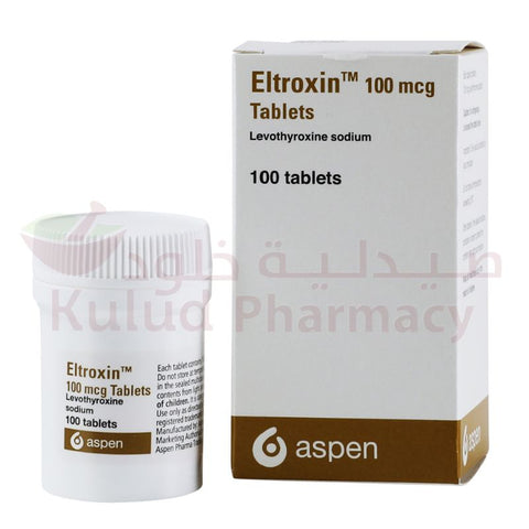 Buy Eltroxin Tablet 100 Mcg 100 PC Online - Kulud Pharmacy
