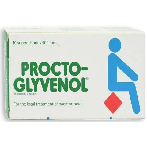 Buy Procto Glyvenol Rectal Suppository 10 PC Online - Kulud Pharmacy