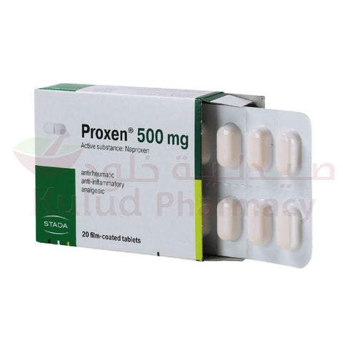 Buy Proxen Tablet 500 Mg 20 PC Online - Kulud Pharmacy