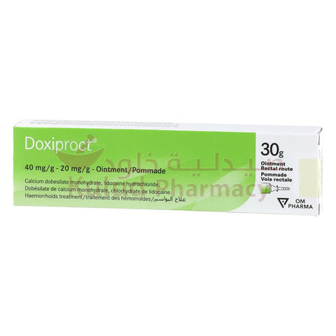Buy Doxiproct Ointement 30 GM Online - Kulud Pharmacy
