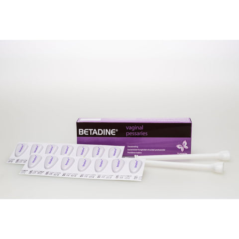 Buy Betadine Vaginal Pessary 14 PC Online - Kulud Pharmacy