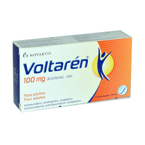 Buy Voltaren Suppository 100 Mg 5 PC Online - Kulud Pharmacy