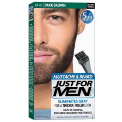 Buy Just For Men Beard Dark Brown M 45 Hair Color 14 GM Online - Kulud Pharmacy