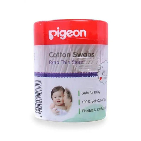 Buy Pigeon Swabs Thin Cotton Buds 200 PC Online - Kulud Pharmacy