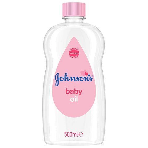 Buy Johnson And Johnson Baby Oil 500 ML Online - Kulud Pharmacy