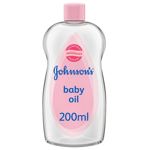 Buy Johnson And Johnson Baby Oil 200 ML Online - Kulud Pharmacy