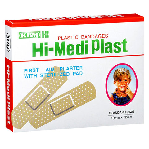 Buy Kbm Hi Mediplast Plaster 100 PC Online - Kulud Pharmacy