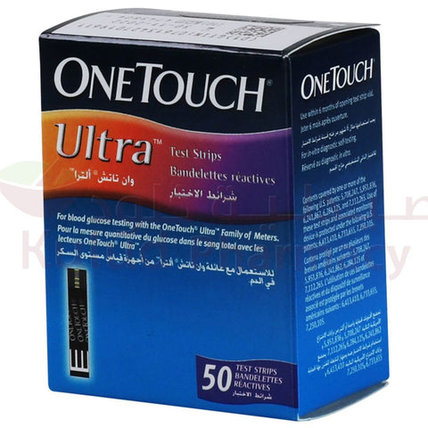 Buy One Touch Ultra Strips 50 PC Online - Kulud Pharmacy