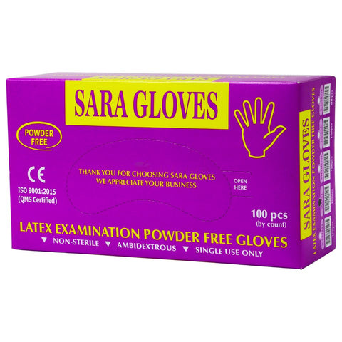 Buy Latex Powder Free (Small) Gloves 100 PC Online - Kulud Pharmacy