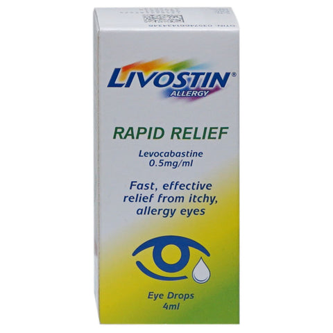 Buy Livostin Eye Drops 4 ML Online - Kulud Pharmacy