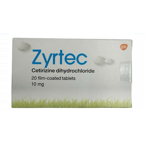 Buy Zyrtec Tablet 10 Mg 20 PC Online - Kulud Pharmacy