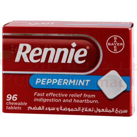 Buy Rennie Chewable Tablet 96 PC Online - Kulud Pharmacy