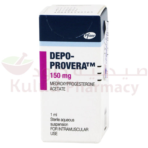 Buy Depo Provera Injection 150 Mg 1 VL Online - Kulud Pharmacy
