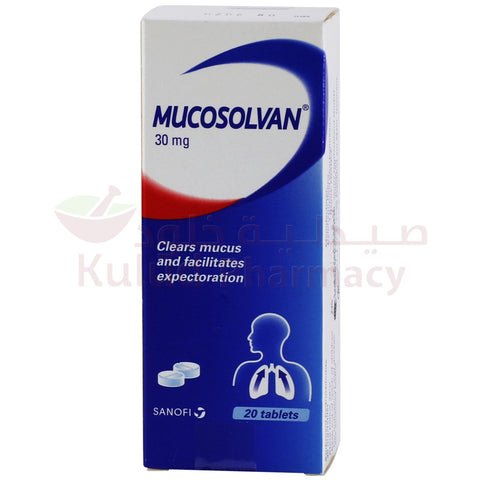 Buy Mucosolvan Tablet 30 Mg 20 PC Online - Kulud Pharmacy