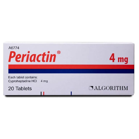 Buy Periactin Tablet 4 Mg 20 PC Online - Kulud Pharmacy