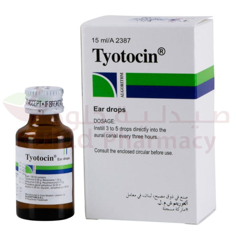 Buy Tyotocin Ear Drops 15 ML Online - Kulud Pharmacy