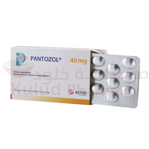 Buy Pantozol Gastro-Resistant Tablet 40 Mg 15 PC Online - Kulud Pharmacy