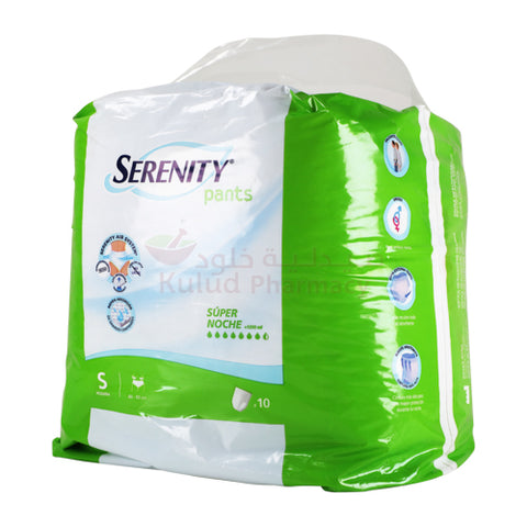 Buy Serenity Diaper Soft Dry Small Adult Pants 10 PC Online - Kulud Pharmacy