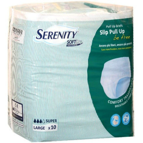 Buy Serenity Diaper Soft Dry Large Adult Pants 10 PC Online - Kulud Pharmacy