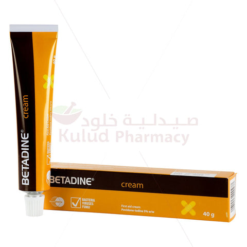 Buy Betadine Cream 40 GM Online - Kulud Pharmacy