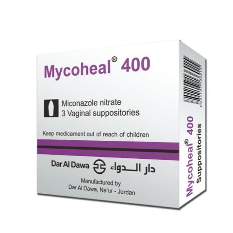 Buy Mycoheal Vaginal Suppository 400 Mg 3 PC Online - Kulud Pharmacy