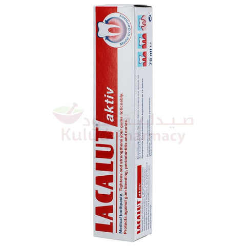 Buy Lacalut Active Toothpaste 75 ML Online - Kulud Pharmacy