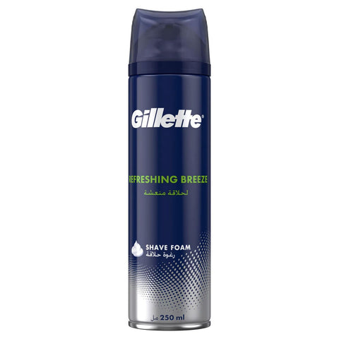 Buy Gillette Refresh Breeze Shaving Foam 250 ML Online - Kulud Pharmacy