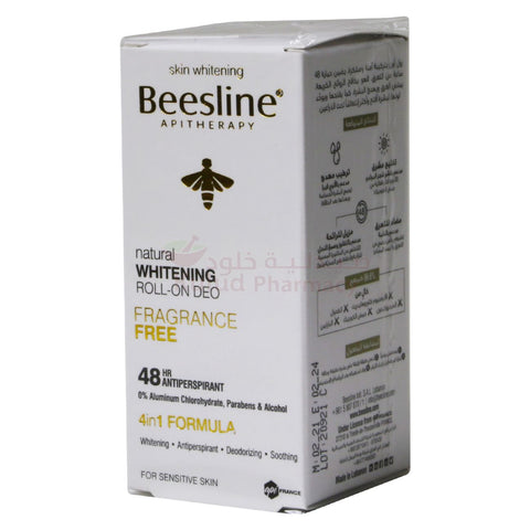 Buy Beesline Whitening Fragrance Free Deo Roll 50 ML Online - Kulud Pharmacy