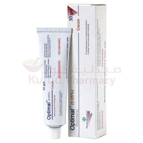 Buy Optimal Cream 0.05 % 30 GM Online - Kulud Pharmacy