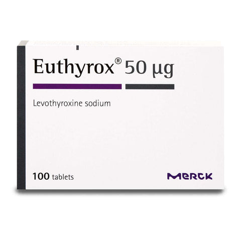 Buy Euthyrox Tablet 50 Mcg 100 PC Online - Kulud Pharmacy