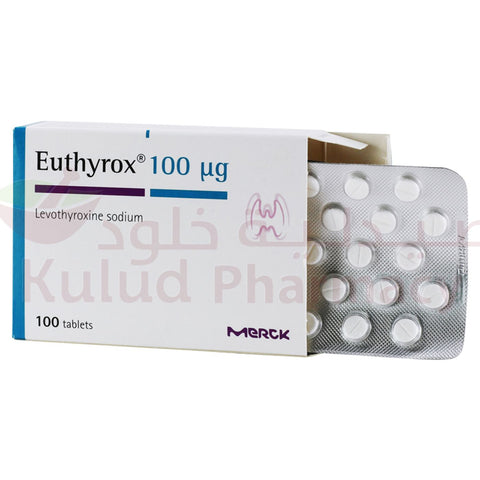 Buy Euthyrox Tablet 100 Mcg 100 PC Online - Kulud Pharmacy