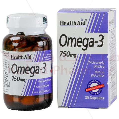 Buy Ha Omega3 Hard Capsule 750 Mg 30 PC Online - Kulud Pharmacy