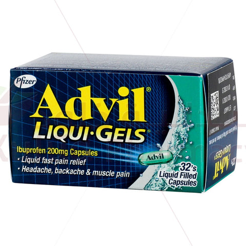 Buy Advil Liqui Gels Soft Gelattin Capsule 32 PC Online - Kulud Pharmacy
