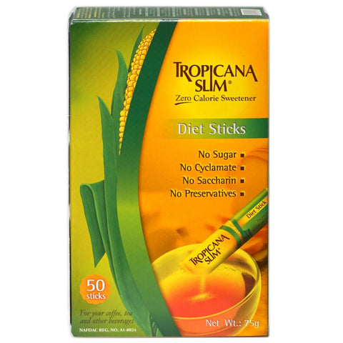 Buy Tropicana Slim Zero Calorie 50'S 50PC Online - Kulud Pharmacy