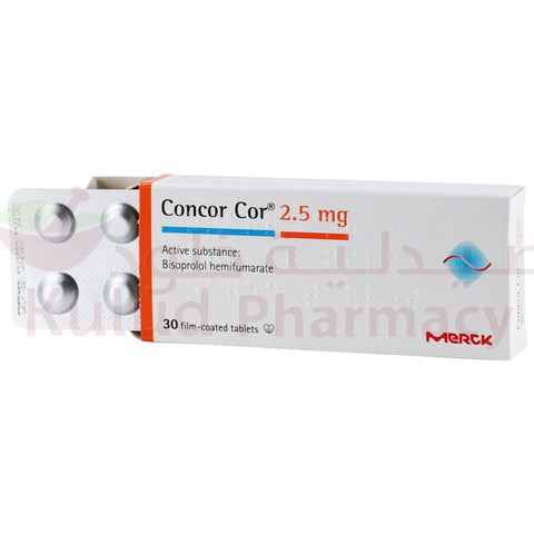 Buy Concor Tablet 2.5 Mg 30 PC Online - Kulud Pharmacy