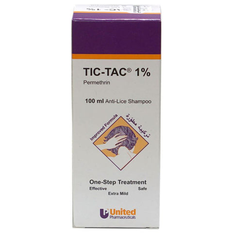 Buy Tic Tac Anti Lice Shampoo 1% 1 BT Online - Kulud Pharmacy