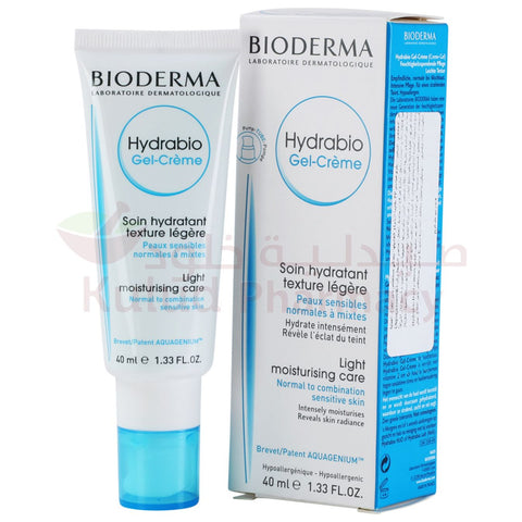 Buy Bioderma Hydrabio Light Cream Gel 40 ML Online - Kulud Pharmacy