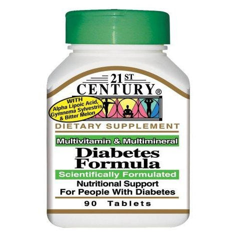 Buy 21St Century Diabetes Formula Tablet 90 PC Online - Kulud Pharmacy