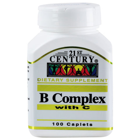 Buy 21St Century B Complex With Vit C Hard Capsule 100 PC Online - Kulud Pharmacy