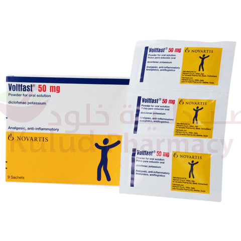 Buy Voltfast Sachets 50 Mg 9 PC Online - Kulud Pharmacy